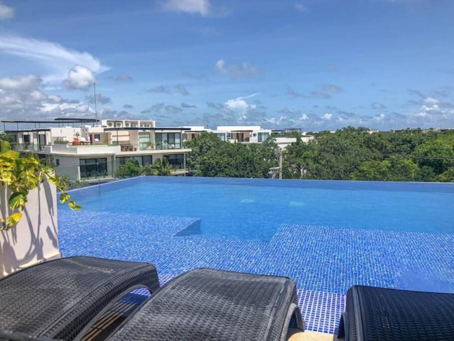Villa Loft increíble king size Alberca infinita,Gym en medio de la selva Tulum Exterior foto