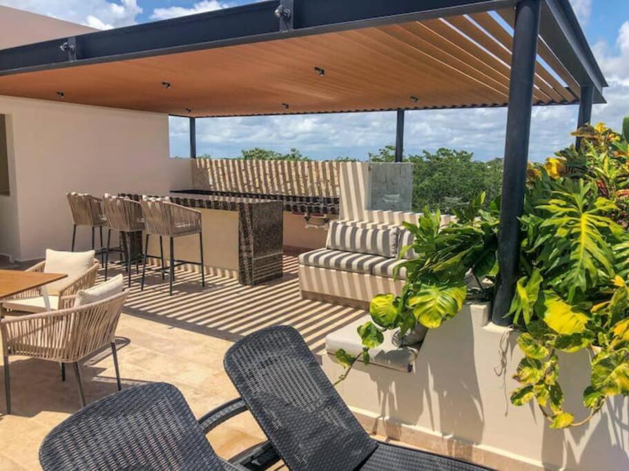 Villa Loft increíble king size Alberca infinita,Gym en medio de la selva Tulum Exterior foto