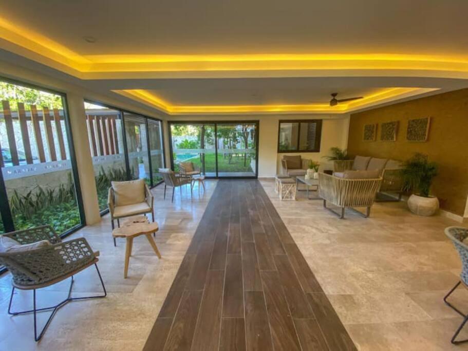 Villa Loft increíble king size Alberca infinita,Gym en medio de la selva Tulum Exterior foto