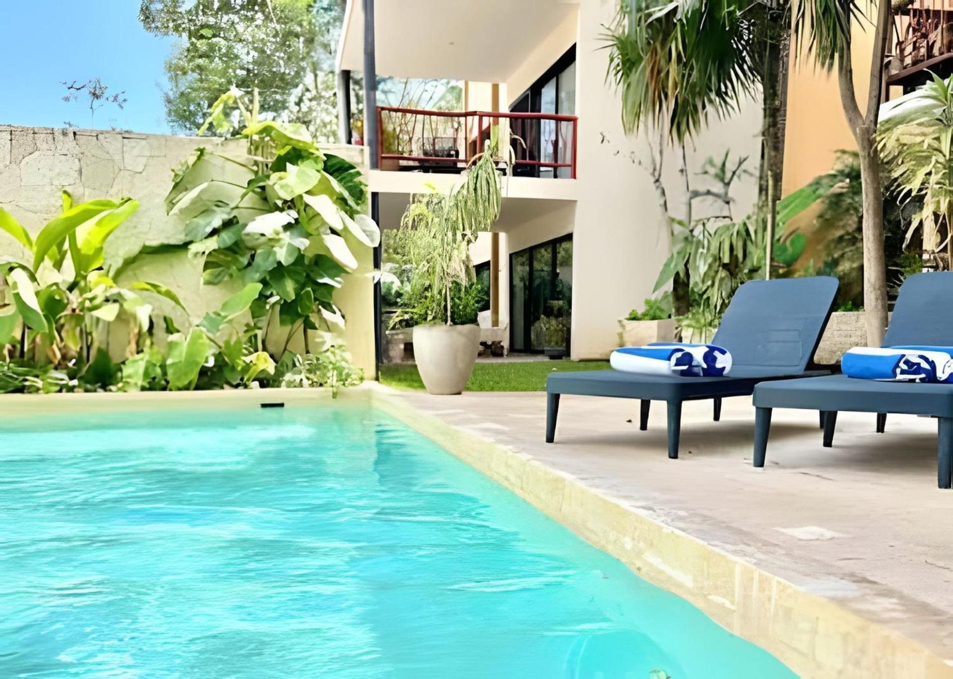 Villa Loft increíble king size Alberca infinita,Gym en medio de la selva Tulum Exterior foto
