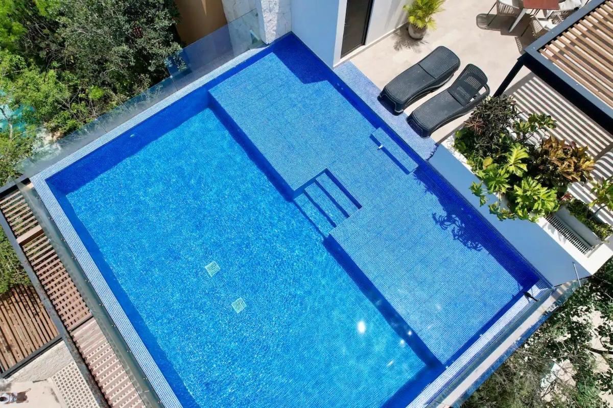 Villa Loft increíble king size Alberca infinita,Gym en medio de la selva Tulum Exterior foto